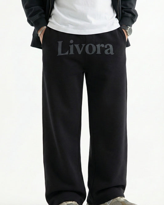 LOGO SWEATPANTS BLACK