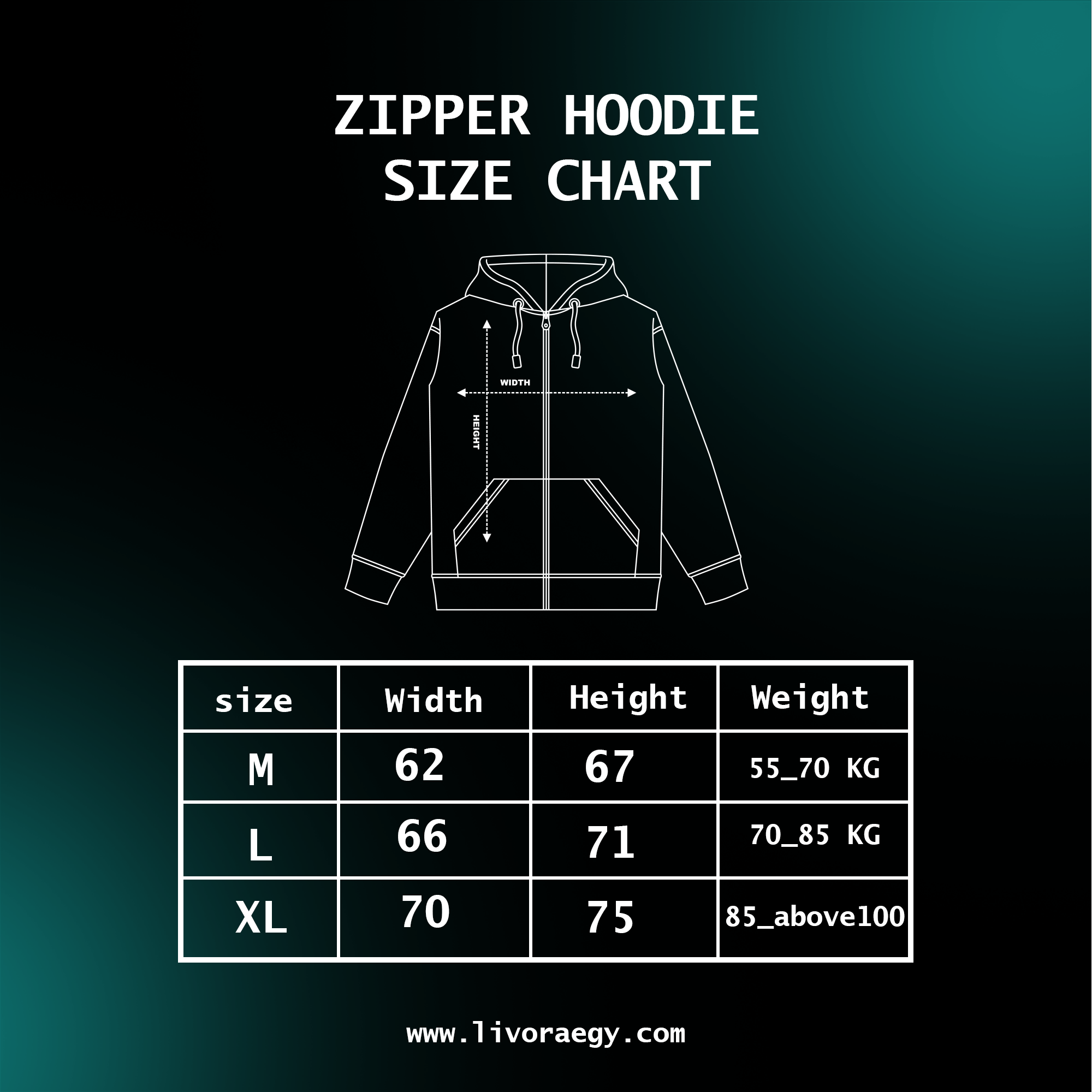 Black Edition -LIVORA Signature ZIPPER