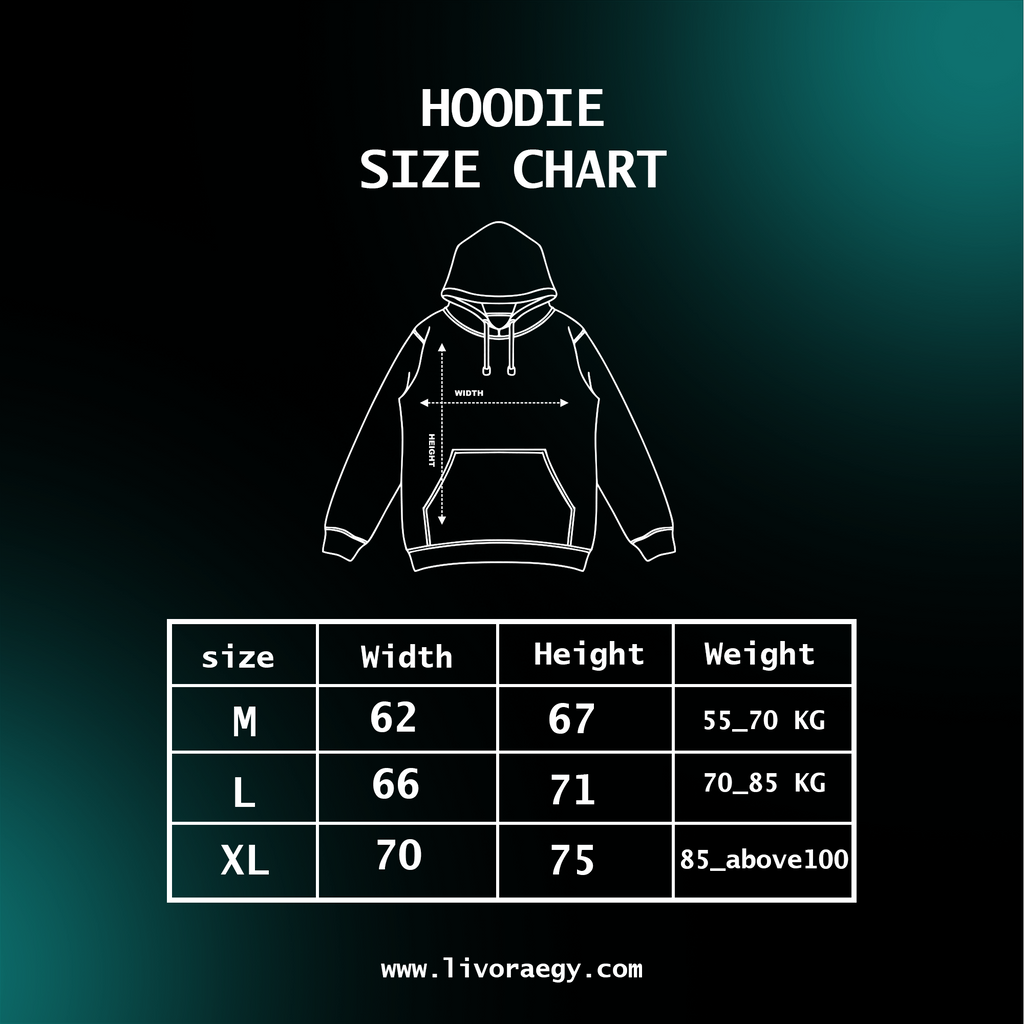Black Edition -LIVORA CRAFTED FOR STYLE Signature HOODIE
