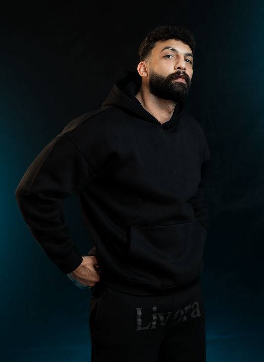 Black Edition -LIVORA CRAFTED FOR STYLE Signature HOODIE