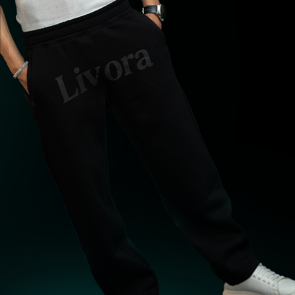 LOGO SWEATPANTS BLACK